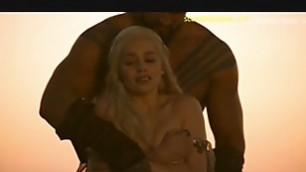 Emilia Clarke Nude Boobs And Nipples In Game of Thrones Series ScandalPlanetCom
