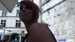 Pretty French Lisa gets impatient and wants sex