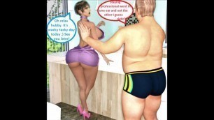 3D Comic: Cuckold Wife Gets Dirty With Her Boss On Wacky Ta
