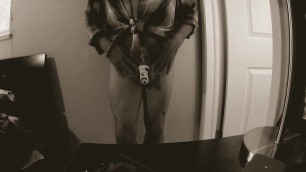 Sissy Chastity in Sepia