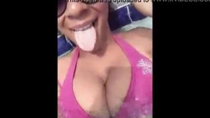 Twerking These Ass And Titties In The Pool! (Caramel Kitten)