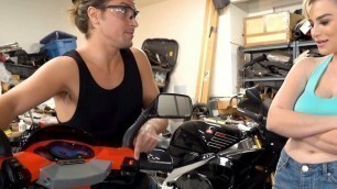 Trickery - Blake Blossom Paying For Moped Repairs With Her Tight Pussy