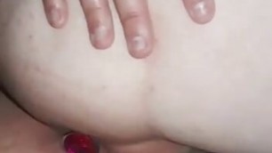 Girl masturbating with her sex toys