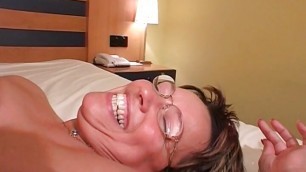 The very hot milf next door shows me how she masturbates her pussy with a sex toy