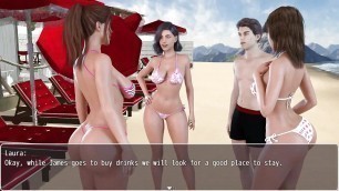 Laura secrets: hot girls wearing sexy slutty bikini on the beach - Episode 31