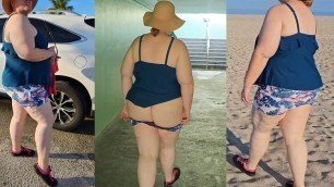 Your favorite big ass milf enjoying a day at the beach