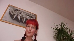 German amateur with neighbors masturbating in front of cameras with a sex toy
